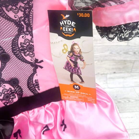 NWT Hyde & Eek! Kids' Wind-Up Doll w/Key Size Medium 7-8 Halloween Costume - Picture 5 of 8